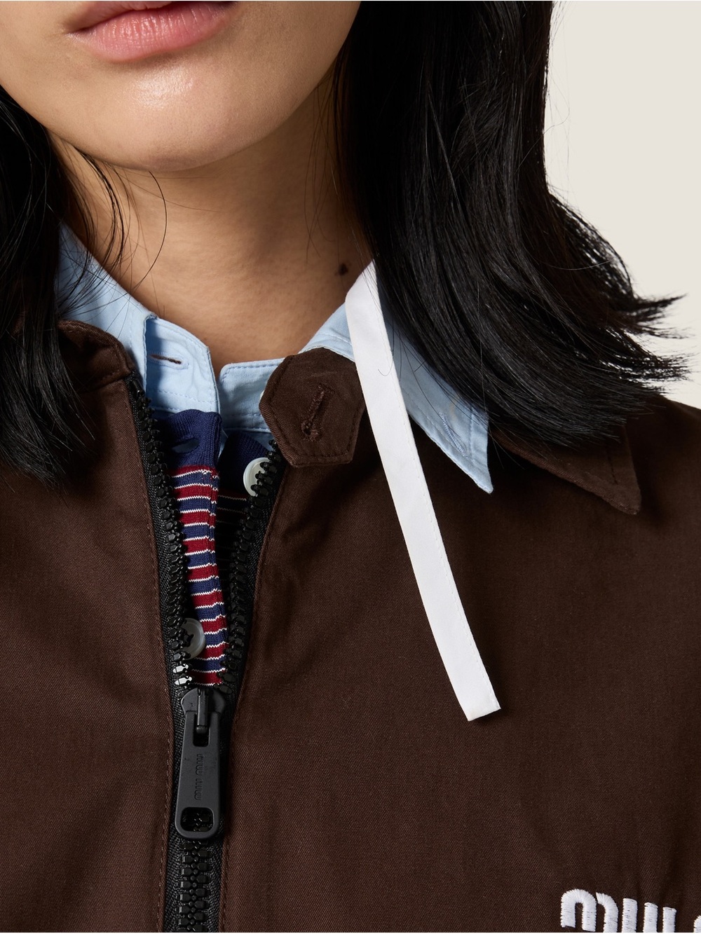 Miu Miu Washed gabardine blouson jacket It36 - Picture 5 of 6